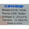 تستر USB دو پورت Keweisi KWS-10VA