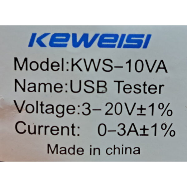 تستر USB دو پورت Keweisi KWS-10VA