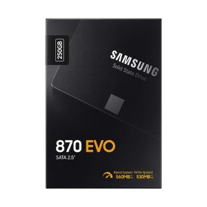 حافظه SSD اینترنال سامسونگ مدل 870EVO SATA 2.5 inch با ظرفیت 250 گیگابایت