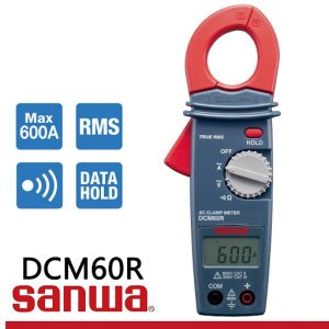 کلمپ متر دیجیتال AC مدل SANWA DCM60R ( اصلی )